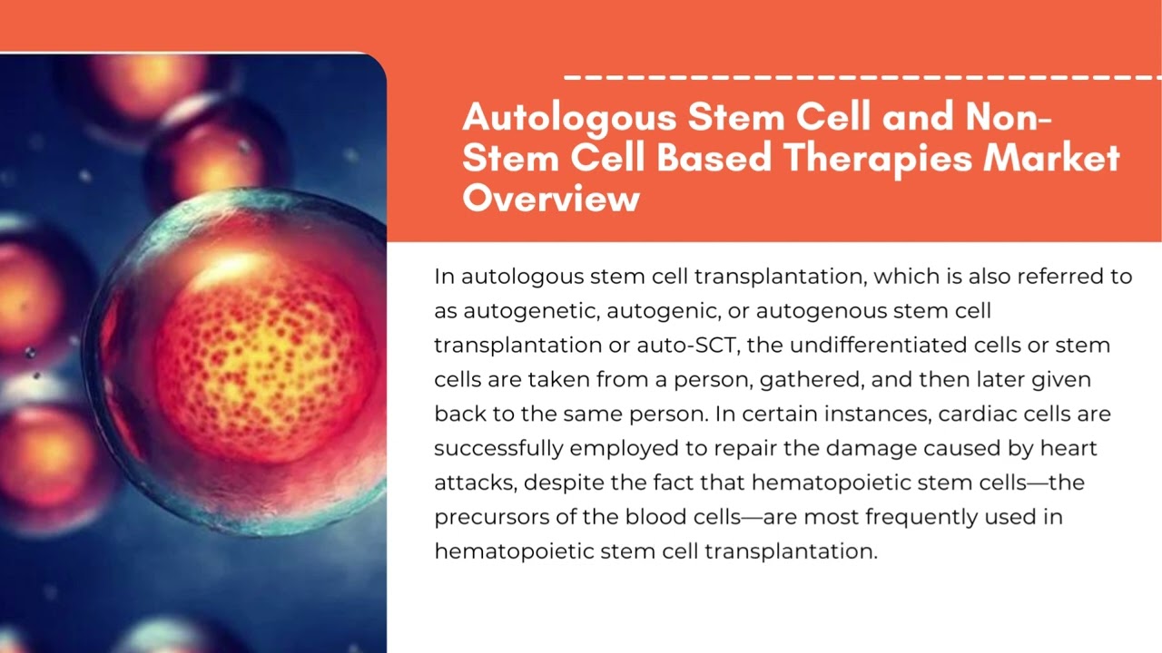 Autologous Stem Cell and Non-Stem Cell based therapies market | Exactitude Consultancy Reports