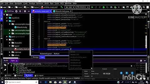 How to create Stopwatch in Android 🤔🧐? #android #project