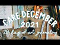 Care December - 20 days of mindful art journaling - join for FREE. Introduction video.