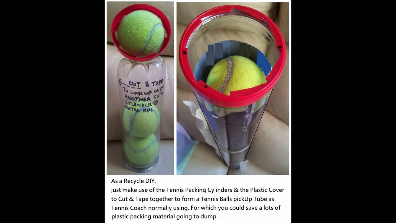 DIY tennis ball picker R1 YouTube