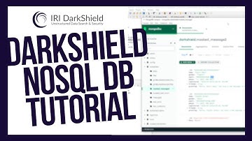 IRI DarkShield Tutorial with NoSQL DB
