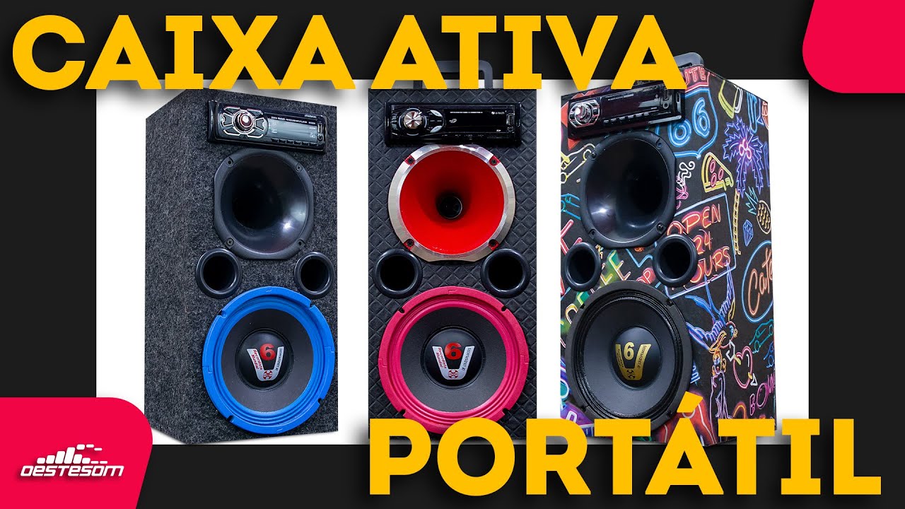 Caixa Bob Torre Falante Hurricane 6 Ativa Bluetooth Usb Top em