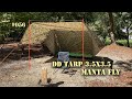 【#056】DDタープ3.5ｘ3.5でマンタフライを設営してみました！
