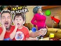 KIZGIN ÖĞRETMENE İĞNE TUZAĞI KURDUK GİZLİ GİRİŞ BULDUK! | SCARY TEACHER OYNUYORUZ!