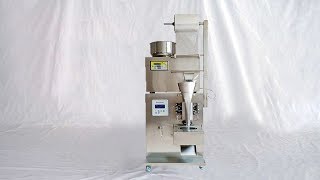 Racking packing peanuts soybeans machine tested for Germany customers Granulatverpackungsmaschine