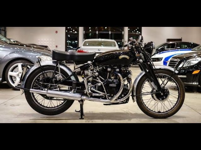 A look at the bike that struck the past - 1952 Vincent Black Shadow C Series A look at the bike that struck the past - 1952 Vincent Black Shadow C Series