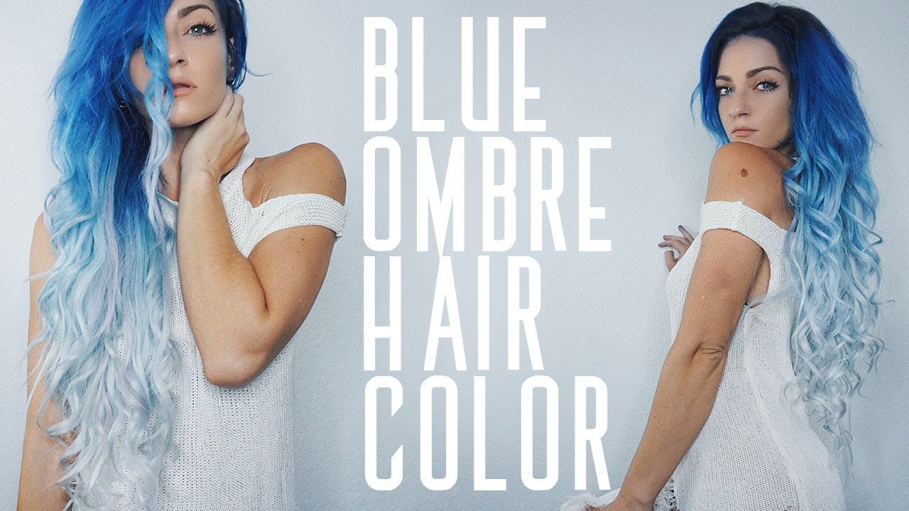 9. DIY Split Dye Blue Hair Tutorial - wide 10