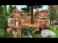 I built a TREE HOUSE 🌲 | THE SIMS 4 - Speed Build (NO CC)