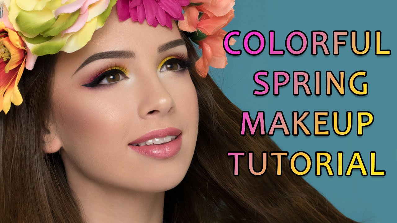 Colorful Spring Makeup Tutorial YouTube