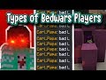 Types of Bedwars Players (A Hypixel Minecraft Skit)