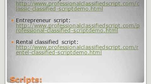 PHP Classifieds Script, PHP classifieds software