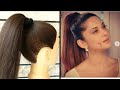 EASY HIGH PONYTAIL WITH TRICK FOR COLLEGE \\ OFFICE \\ OUTGOING GIRLS INSPIRED BY JENNIFER WINGET