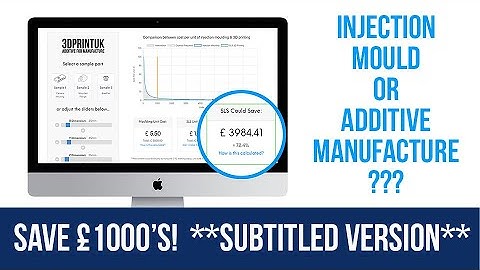 SAVE hundreds of pounds in part production using Additive Manufacture with 3DPRINTUK