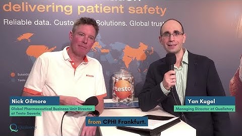 The Foundation of Pharma Environmental Monitoring -  Testo Interview at CPHI Frankfurt 2025