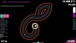 GfMRT | Unlucky Morpheus - Phantom Blood [I grabbed the mask]  HD 98.94% {#1 521pp 1st FC}