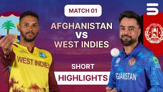 Short Highlights Afghanistan Vs West Indies 1St T20I Match 3213