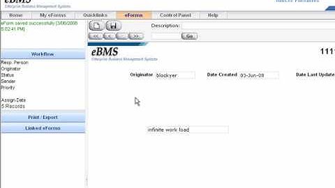 eBMS | eForm Designer - Using Dropdowns