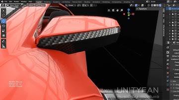 #102 3d sketching a car in blender Part 21 - 4x timelapse