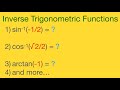 Evaluate Inverse Trigonometric Function in SECONDS!@MathnoteswithBrian
