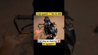 liver guard ? for ns200 tranding shorts short liverguard viral vlog ns200 bike modified