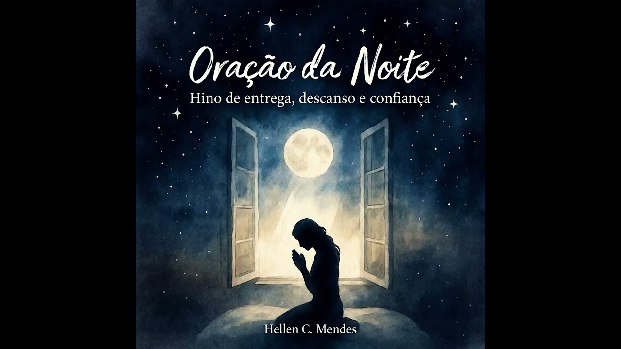 Oração da Noite- hino de entrega, descanso  e confiança . Letra e Música de Hellen C. Mendes 