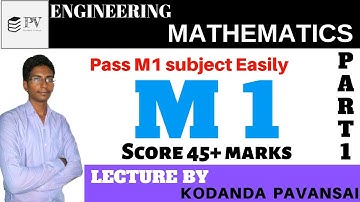 Engineering Mathematics -1 (R13 & R15) ( M-1) JNTUH Part 1 | Get more than pass marks in M1