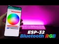 DIY Bluetooth RGB Light Control with ESP32 | Step-by-Step Tutorial | (With Code And Schematic)