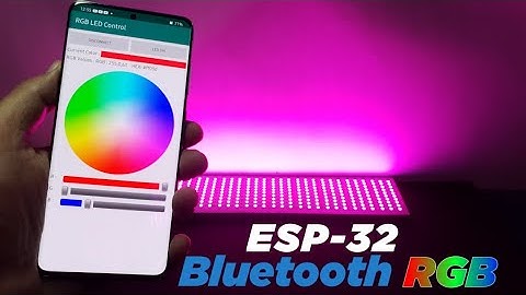 Building A Multi-Color Room Light Controller With ESP32| (With Code And Schematic)