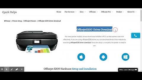 HP Officejet 5200 Driver downloads | Software Installation ( New 2020 User Guide )