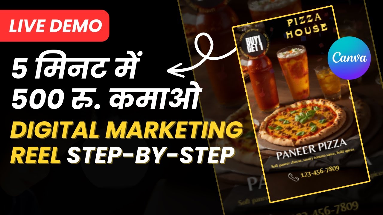 Create Instagram Reels in Canva Magic Studio AI | Digital Marketing Tutorial for Beginners