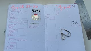 Chatty | Bujo Weekly and Daily Pages setup April 21 - 27