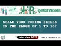 Scale your coding skills in range of 1 to 10 | Tricky HR Q&amp;A | HR-Bots#7 | Aim2crack