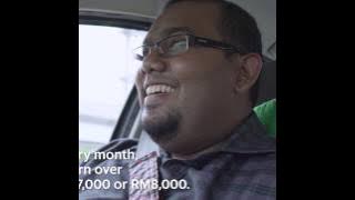 Grab Driver Stories: Fadzli. Small-Town Boy and Grab Driver.
