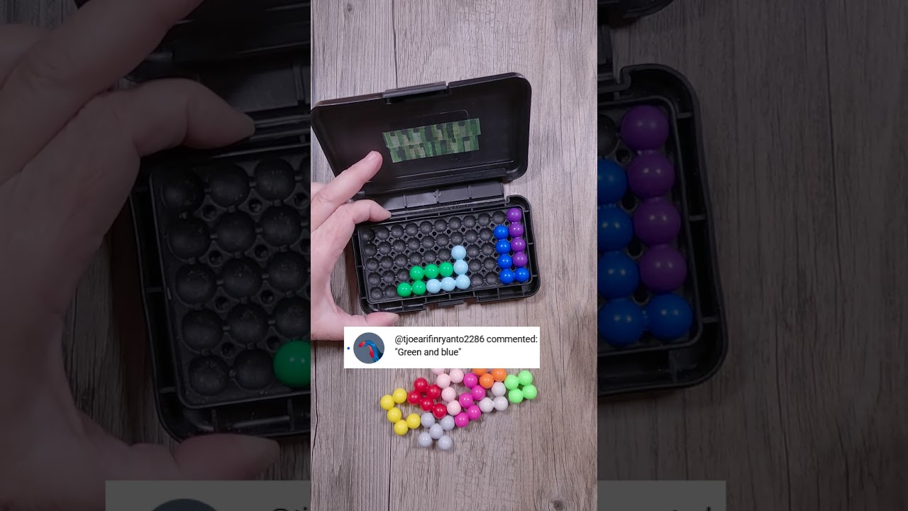 Can I solve the Blue💙and Green💚 Kanoodle Challenge  @youtubecreators 