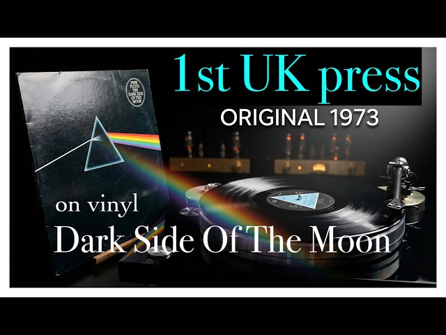 Pink Floyd -1st UK press - DARK SIDE OF THE MOON - side 1 - YouTube