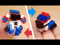 LEGO brick robot transformers tutorial - Trailer Boy similar to animated Optimus Prime