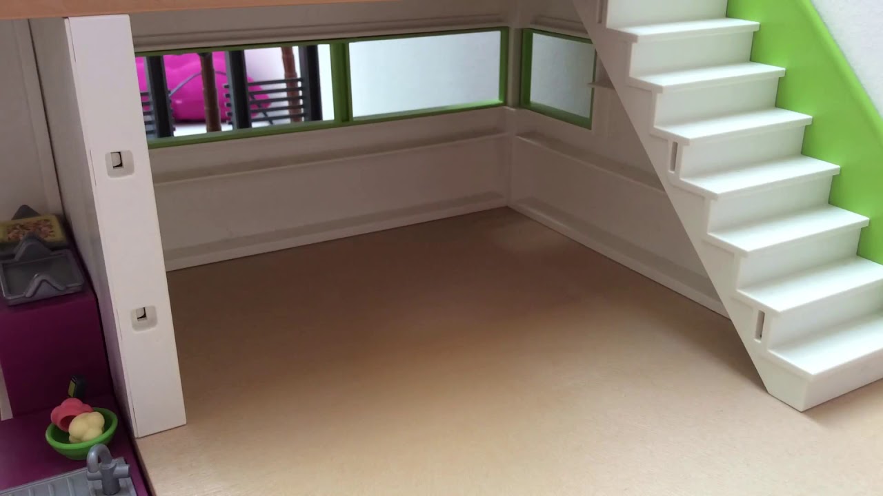 Aménagement de la maison playmobile - YouTube