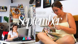 How to get your life together in September | Monthly Reset for Fall🍂
