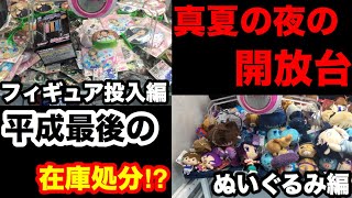 【真夏の開放台】在庫処分を発見、不幸にも違う景品にアームを追突させてしまい取れた景品とは、、笑 【クレーンゲーム編】