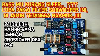 Review FILTER SUBWOOFER YANG NGIMBANGI CROSSOVER DBX 234