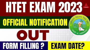 HTET 2023 Notification Out | Haryana TET 2023 Exam Date & Form Filling 2023