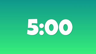 5 Minute Classroom Timer with Fun Music | Countdown for Students