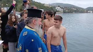 Αγιασμός των υδάτων στη Νικιάνα Λευκάδας