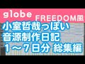 小室哲哉っぽい音源制作日記・1~7日分 総集編【globe・FREEDOM・TM NETWORK・GetWild・reFX NEXUS・SPECTRASONICS・Superior Drummer】