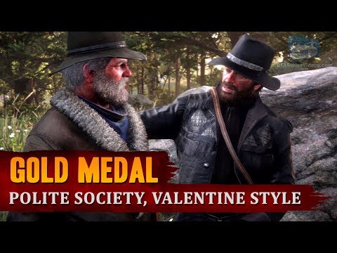 Video: Red Dead Redemption 2 - Polite Society, Valentine Style, Amerikaner I Vila