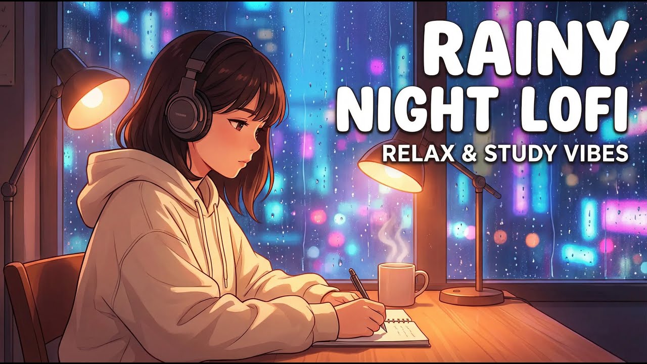 Rainy Night Lofi 🌧️ Chill Anime Music for Study, Sleep & Calm