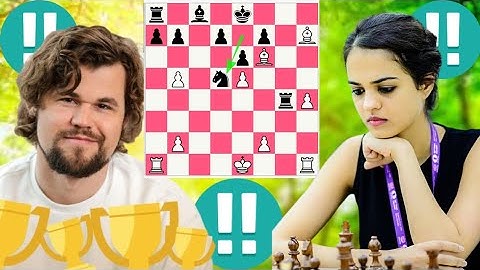 King Magnus Carlsen vs Tania Sachdev 1