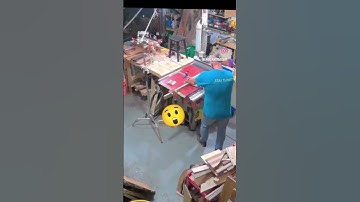 TABLE SAW KICKBACK! #shorts #shopsafety #tablesaw #kickback #woodworking