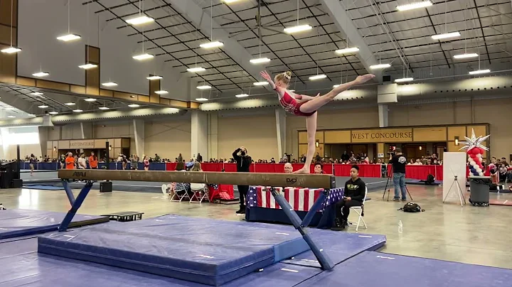 Kinsley - Level 4 Beam - 2022 USA Invitational, Lebanon TN